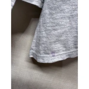 Lululemon Knot A Problem Tank‎ Top Women Sz 12 Split/Tie Front Gray Pima Cotton thumbnail 6