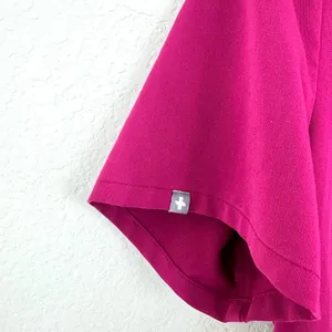 Figs Women's Casma Three Pocket Scrub Uniform Top Shirt Dark Magenta Size L thumbnail 3