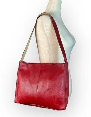 Vintage Mondani New York Red Purse thumbnail 1