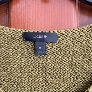 J. Crew flare sleeve swing sweater in Olive Green size M thumbnail 4