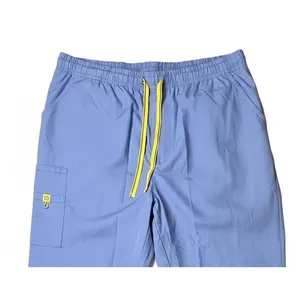 Wonderwink Medical‎ Blue Romeo Flare Cargo Scrub Uniform Pants 3X TALL Nurse NWT thumbnail 4
