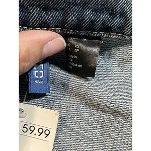 Marvel Jean Jacket Men XS‎ Blue Trucker Comic Big Spell Out D-335 thumbnail 7