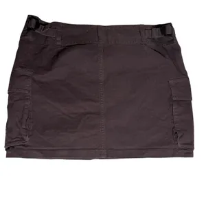Brandy Melville Cargo Mini Skirt Brown Cotton Utility‎ One Size thumbnail 6