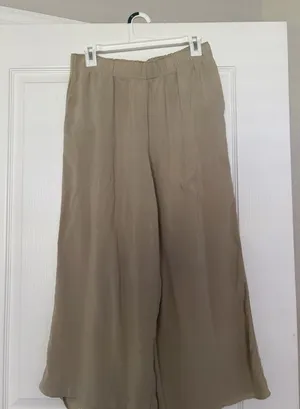 Sage Green H&M Flowy Pants thumbnail 2