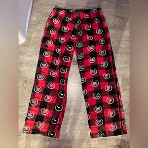 Victoria’s Secret PINK Vintage RARE Low Waist BLACK/RED PLAID VSPINK86 pants thumbnail 5
