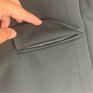 Aqua size small Black Blazer suit jacket women's Gold Buttons business professio thumbnail 6