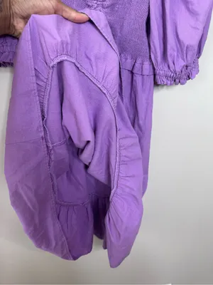 Farm Rio Puff Sleeve Linen Blend Mini Dress thumbnail 8