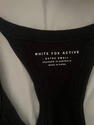 White Fox active tank top size XS thumbnail 5