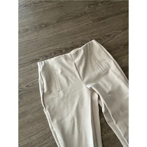 Chico’s Ankle Pants Womens 0.5 US 6 Cream Ivory Pull On Ponte Slim Stretch thumbnail 6