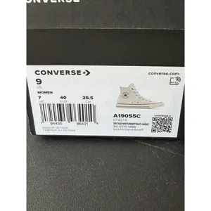 Converse Chuck Valentine's Day White Red A19055C Sneakers Women Size 7 Mens 9 U thumbnail 8