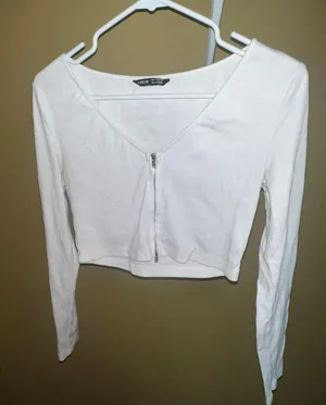 Long Sleeve Crop Top Size M thumbnail 1