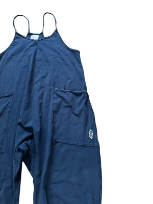 FP Movement Free People Hot Shot Jumpsuit Misty Blue Bohemian Athleisure NWOT thumbnail 3