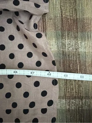 Polka Dot Maxi Dress in Dusty Rose Pink Size M thumbnail 5