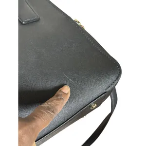Kate Spade New York Black Saffiano Leather Satchel Crossbody Top Handle Bag thumbnail 7