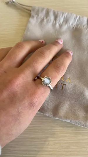 Kendra Scott Size 7 (Can Fit 8) Ring Silver thumbnail 4