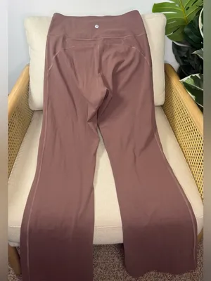 Lululemon Groove Super-High-Rise Flared Pant Nulu 32.5" Size 8 thumbnail 3