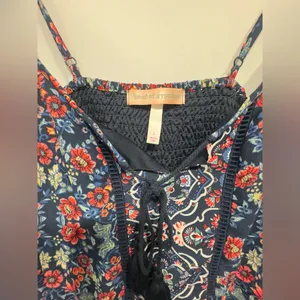 Band of Gypsies Asymmetrical Hem Floral dress size large thumbnail 7