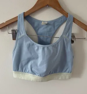 FP Movement by Free People‎ Light Blue Racerback Sports Bra Crop Top Size XS thumbnail 1
