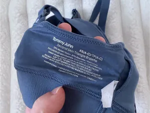 Tommy John Second Skin Triangle Bralette Blue Size XS thumbnail 5