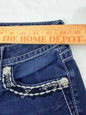 Miss Me Signature Super Skinny Jeans Women’s Size 27 Blue Stretch Denim thumbnail 8