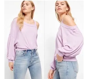 Free People Flaunt It Cold Shoulder LS Top thumbnail 2