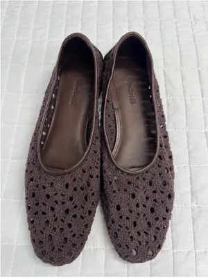 Madewell The Mylie Ballet Flat in Espresso Bean Brown Size 7 NWOB thumbnail 8