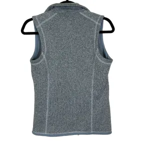 Patagonia Fleece Vest Womens XS Better Sweater Full Zip Hiking Outdoor Gray Blue thumbnail 2