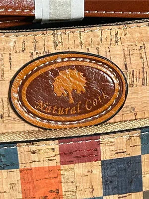 Natural Cork Women’s Multicolor Check Crossbody Bag NWT thumbnail 3