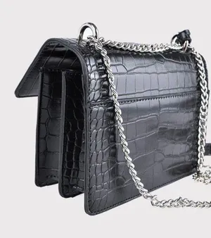 Peta & Jain Princess Polly Black Croc Handbag thumbnail 3