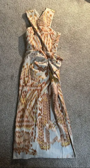 ULLA JOHNSON Sleeveless Wrap Maxi Dress size 4 thumbnail 1