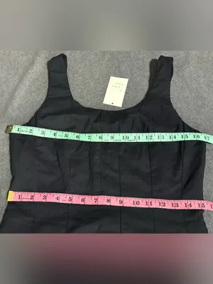 🆕 A New Day Corset Midi A-Line Dress Black Size 4 thumbnail 5