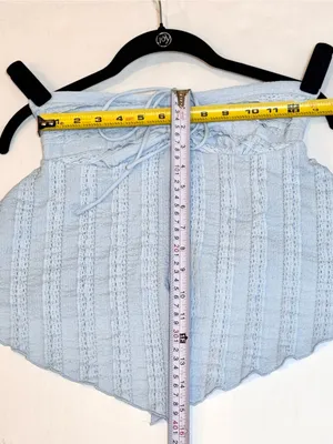 Urban Outfitters Eloise Tube Top XS Light Blue Coquette Y2K Fairycore Babydoll thumbnail 6