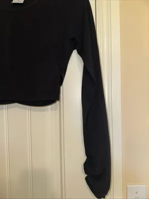 Gymshark Whitney Simmons Longsleeve Open Back Crop Top S thumbnail 4