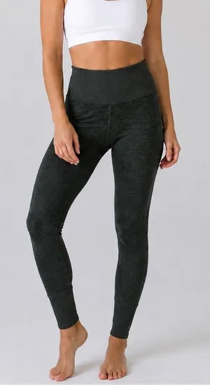 Alo Yoga Green High Waist Alosoft Lounge Leggings XXS thumbnail 1