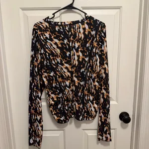 Free People Movement Printed Leopard Right On Run Layer Top Size XL NWOT thumbnail 3