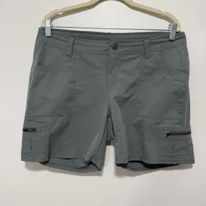 Kuhl Horizn 5in Ripstop Outdoor Hiking Green Shorts Size‎ 12 Women thumbnail 2