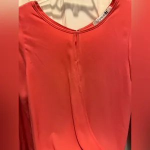 Forever 21 Coral Satin Top thumbnail 5