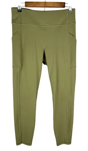 Lululemon Invigorate High-Rise Tight 25"‎ Size 10 Bronze Green Side Pockets thumbnail 1