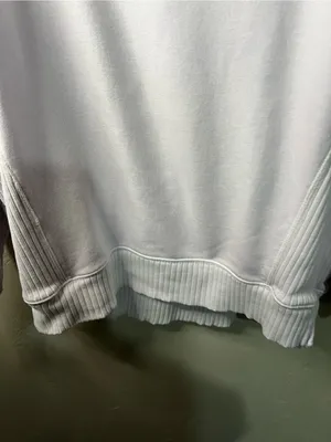 Aerie Down To Earth Cozy Lilac Mock Neck Oversized Sweatshirt Pullover thumbnail 4