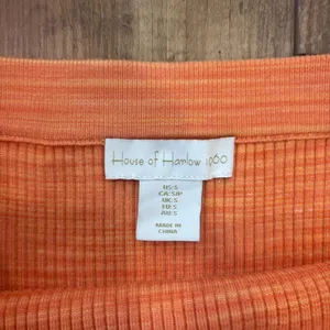 House of Harlow 1960 Coral Orange Side Slit Midi Skirt Women's Size Small Boho thumbnail 3