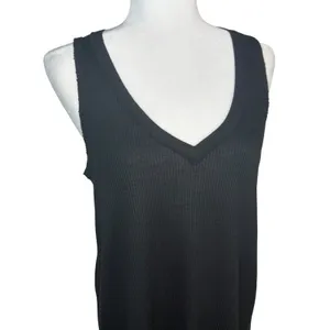 Z Supply Vagabond Ribbed Stretch Pullover Tank Top Shirt Dress‎ M Minimalist thumbnail 4
