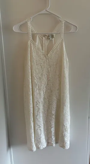 Jun & Ivy Lace White dress thumbnail 1