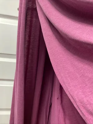 Halara U Neck Flowy Maxi Casual Tank Dress Violet Floral Yarn Medium Flowy Slit thumbnail 6