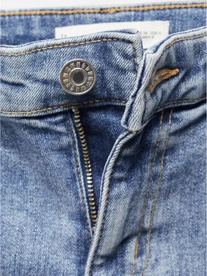 Mango Capri Jeans with Decorative Stitching Lora Medium Blue Size 2 (EUR 34) thumbnail 6