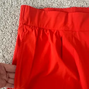 Nike Dri-fit Pants High Waist Loose Wide Leg Ripstop Red Orange Travel Women XL thumbnail 5