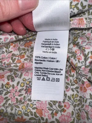 J.Crew Cinched Waist Puff Sleeve Floral Mini‎ Dress MT thumbnail 9