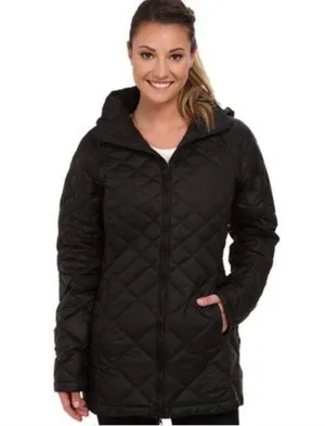 The North Face 550 Transit Down Parka Coat in Black thumbnail 1