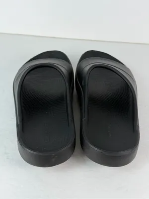 OOFOS OOahh Sport Slide Sandals Women’s 7 Men’s 5 Black Recovery Comfort EU 38 thumbnail 3