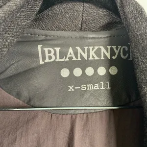 Blank NYC Draped Motto‎ Style Jacket Gray XS thumbnail 2