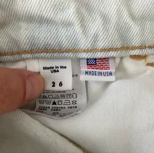 American Apparel Women's Denim High-Waist Cuff Short thumbnail 3